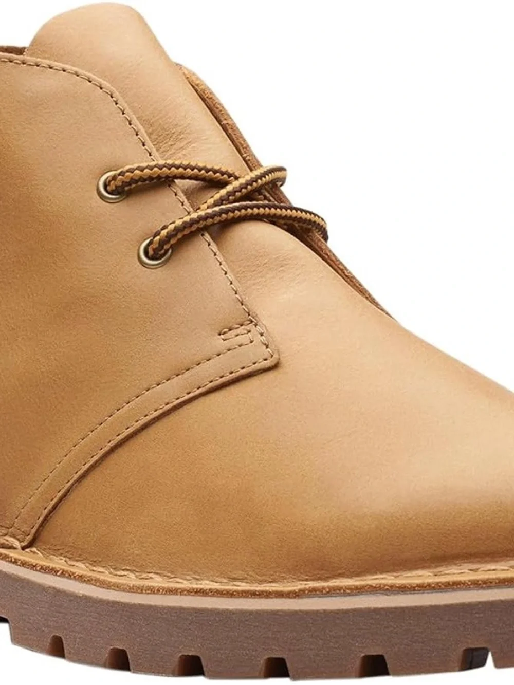 Clarks Overdale boots  Men’s Tan Leather Chukka Lace-Up Casual sz 8.5
